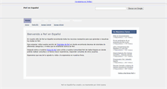 Desktop Screenshot of perlenespanol.com