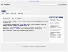 Tablet Screenshot of perlenespanol.com